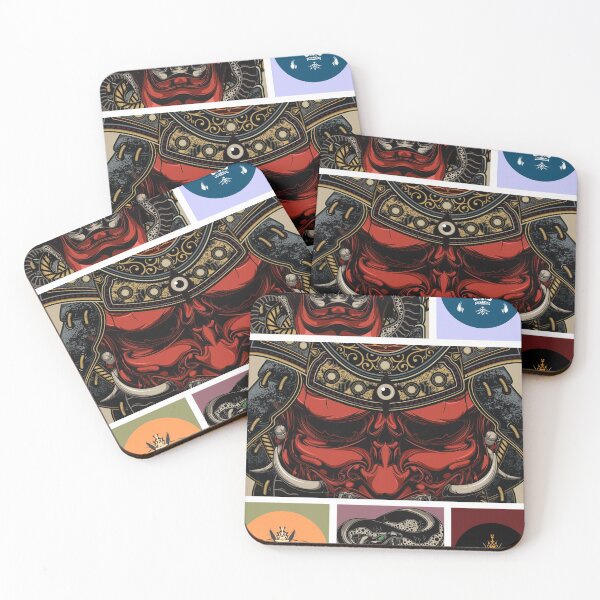 Item preview, Hannya Mask Samurai designed and sold by MaddFictional.