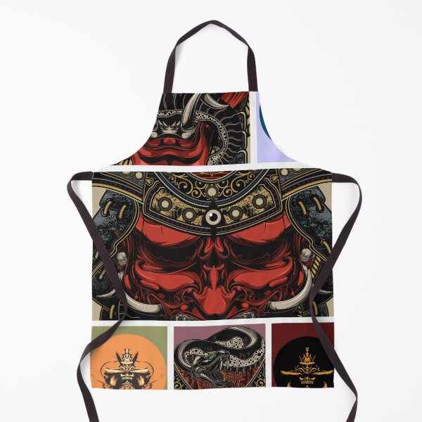 Item preview, Hannya Mask Samurai designed and sold by MaddFictional.