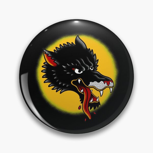 Item preview, Black Wolf Traditional Tattoo designed and sold by trajeado14.