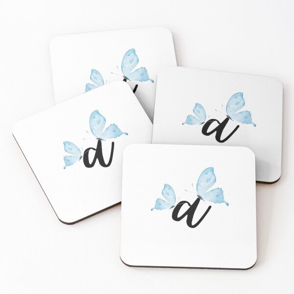 Item preview, Monogram with butterflies letter A designed and sold by JustSeasons.