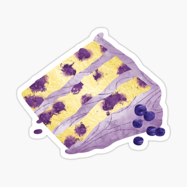 Lemon Blueberry Layer Cake Sticker