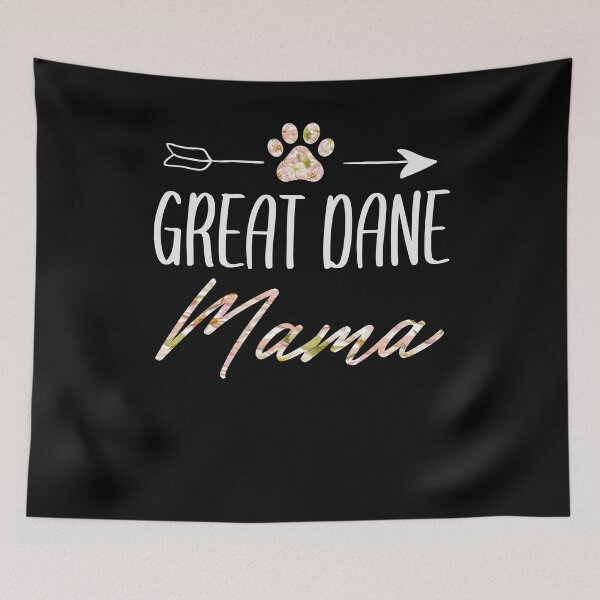 Item preview, Cute Floral Great Dane Mama for Dog Owner / Birthday Gift Idea / Mothers Day Gift designed and sold by Chamssou.