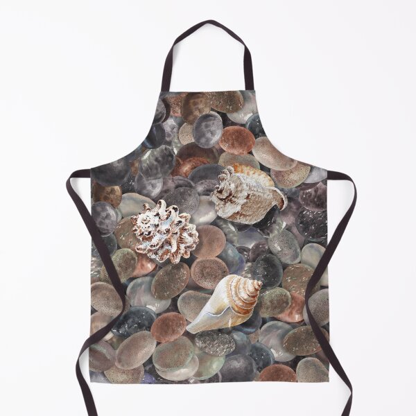 Item preview, Seashells On Rocks Watercolor Painting  designed and sold by Irina Sztukowski.