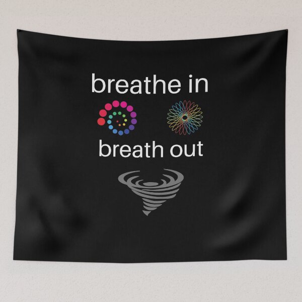 Item preview, breathe in breathe out designed and sold by eyoginminimal.