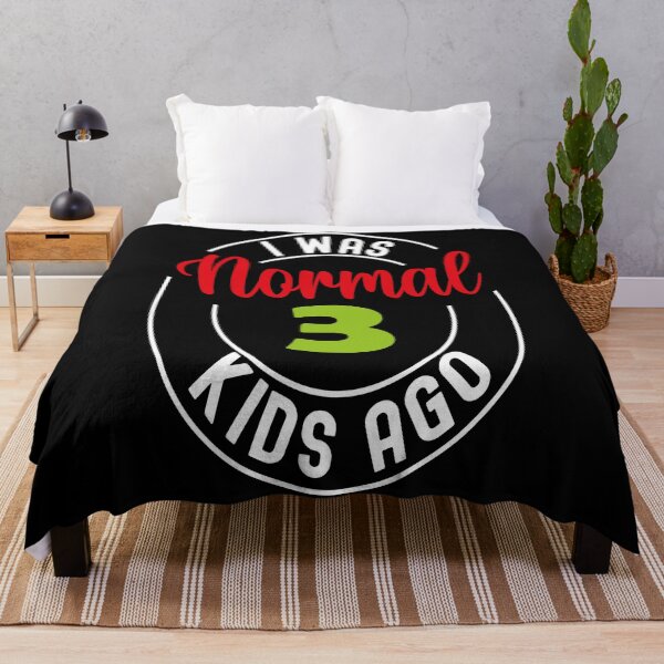Item preview, I Was Normal Three Kids Ago, Funny Mother Life Quote designed and sold by orangeblue21.