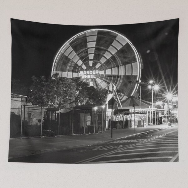 Item preview, The Wonder Wheel at Night designed and sold by ShootFirstNYC.