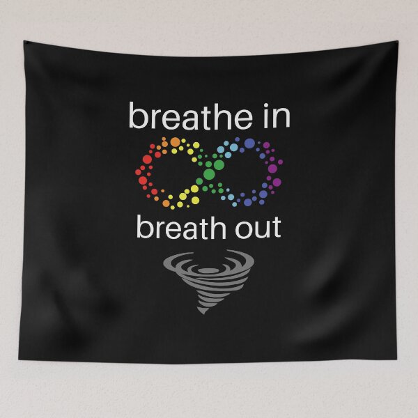 Item preview, breathe in infinity breathe out stree designed and sold by eyoginminimal.