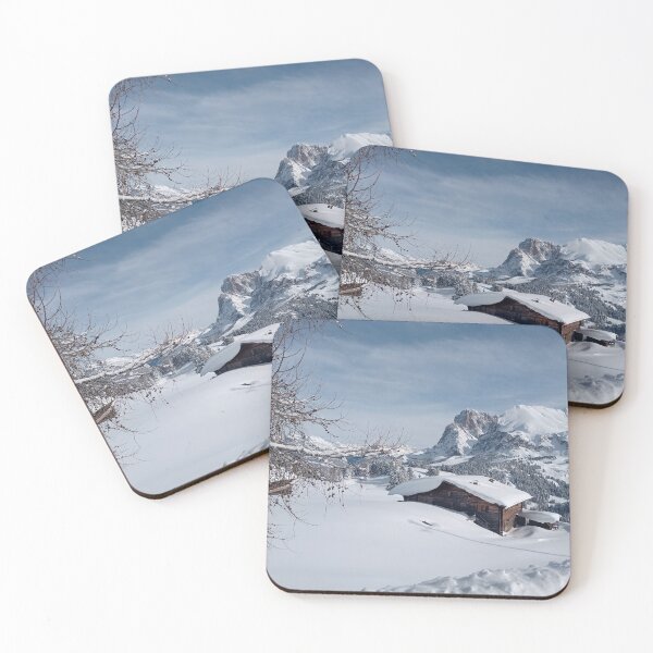 Item preview, Hut in winter designed and sold by DrumPug.
