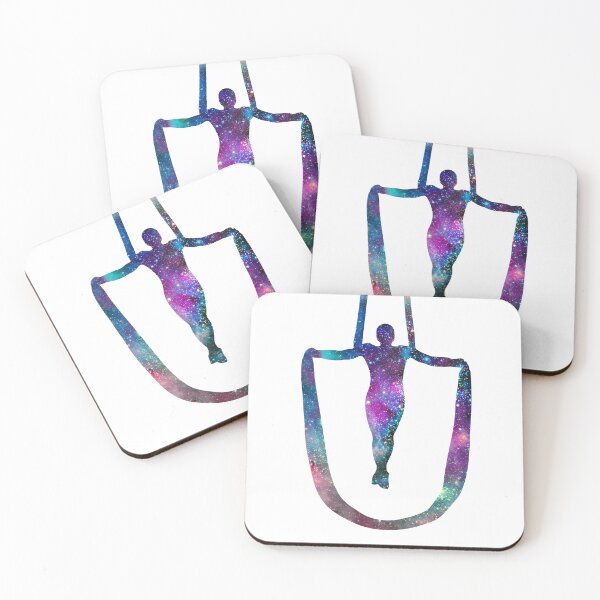 Aperçu de l'œuvre Aerial Stars 3 – Tissus aériens, cirque et espace créée et vendue par FlyingFoxDesign.