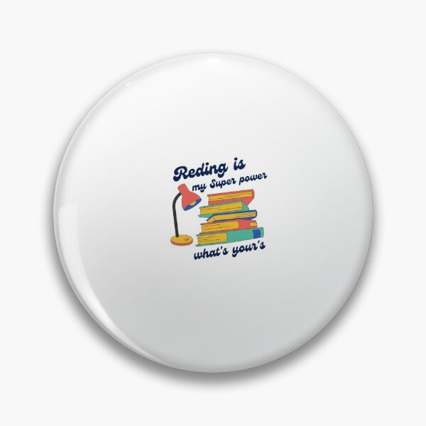 Item preview, Reading is my  super power whats yours designed and sold by eness-BK.