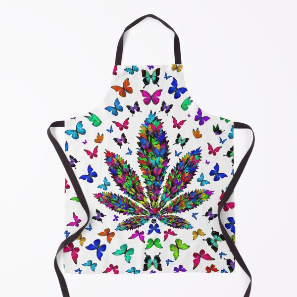 Item preview, Butterflies Cannabis Leaf designed and sold by WetPaint420.