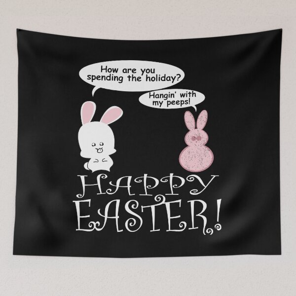 Item preview, Punny Easter Meme - Hanging with My Peeps designed and sold by TrndSttr.