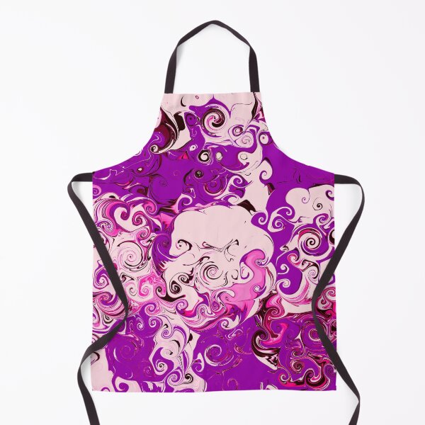 Item preview, Indie Retro Swirls Aesthetic Abstract #5 : Swirly Q (Strong Purple and Soft Pink) designed and sold by Cosmic-Ferret.