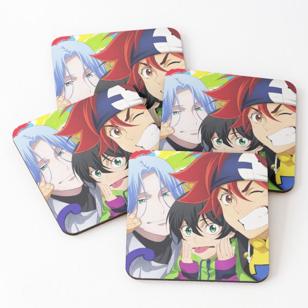 Item preview, Reki, Langa, and Miya Promo- SK8 the INFINITY  designed and sold by Anime-Express.