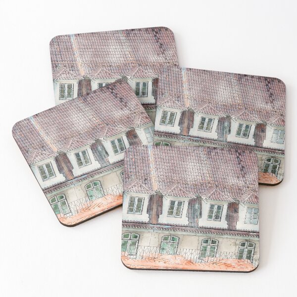 Item preview, Lisbon Building Watercolour designed and sold by SofiaAlves.