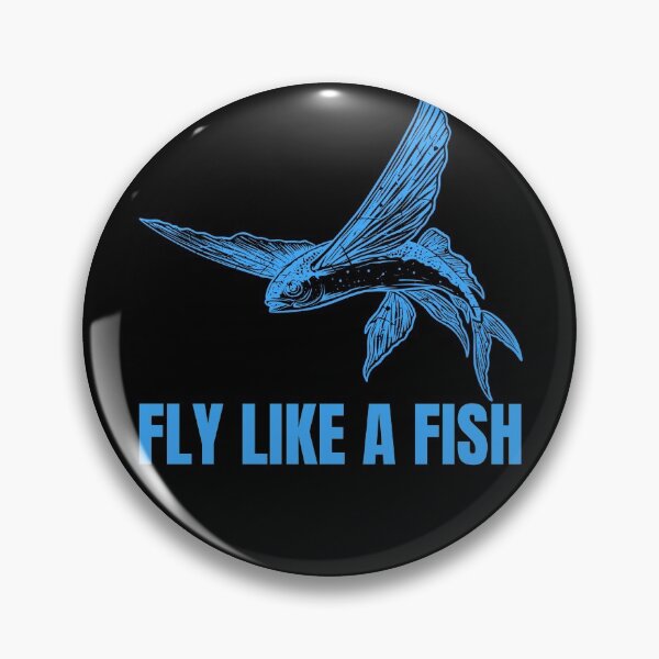 Item preview, Funny flying fish design, fly like a fish. designed and sold by NobelFashion.