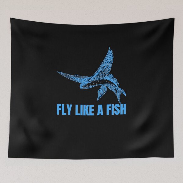 Item preview, Funny flying fish design, fly like a fish. designed and sold by NobelFashion.
