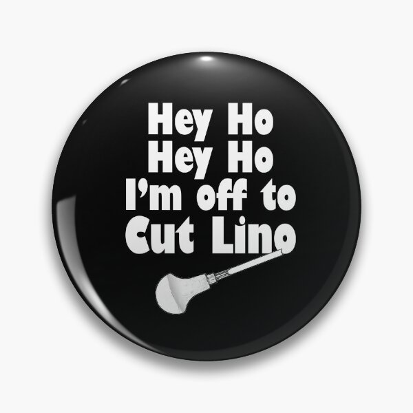 Item preview, Hey Ho I'm off to Cut Lino designed and sold by Frog2aPrints.