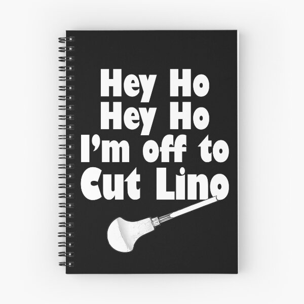 Item preview, Hey Ho I'm off to Cut Lino designed and sold by Frog2aPrints.