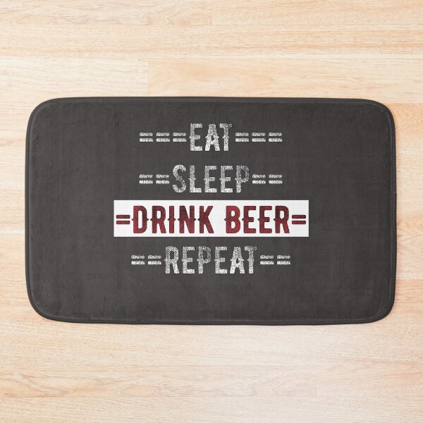 Item preview, Beer Lover Gift - Eat Sleep Drink Beer Repeat  - Distressed Text Design designed and sold by TrndSttr.
