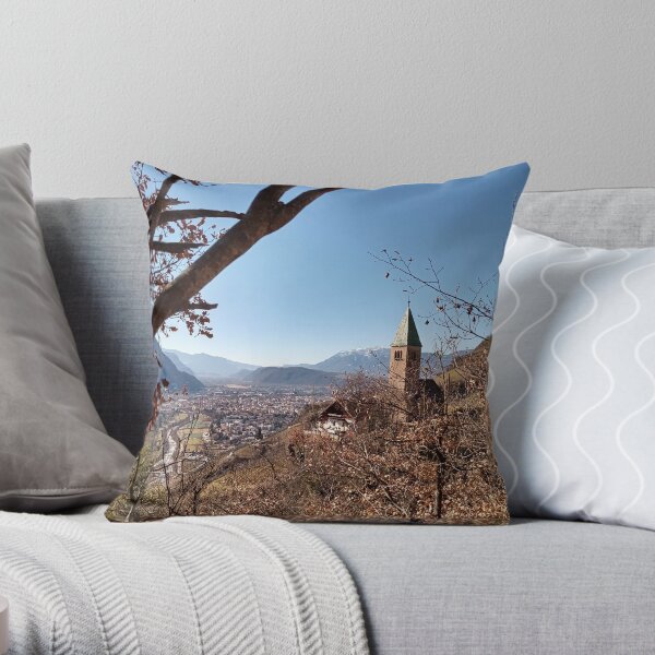 Hike near Bozen Throw Pillow