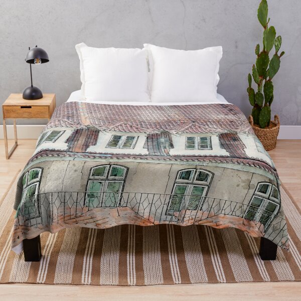 Item preview, Lisbon Building Watercolour designed and sold by SofiaAlves.