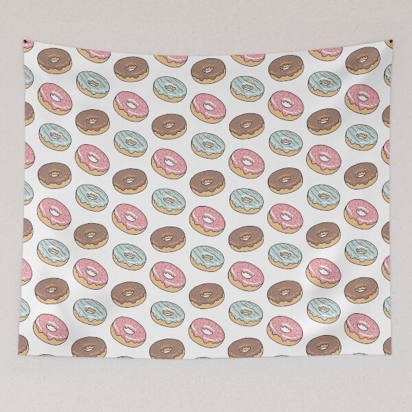 Item preview, Tasty Pastel Donut Pattern designed and sold by 147ology.
