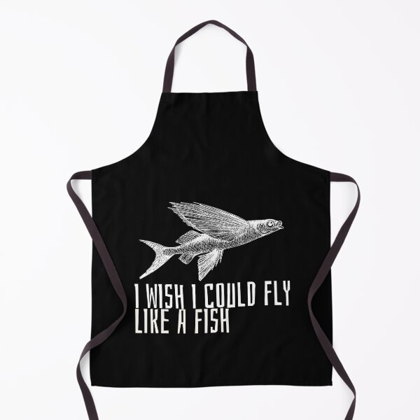 Item preview, Funny flying fish design, I wish i could  fly like a fish. designed and sold by NobelFashion.