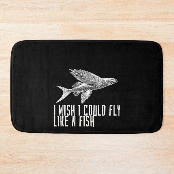 Item preview, Funny flying fish design, I wish i could  fly like a fish. designed and sold by NobelFashion.