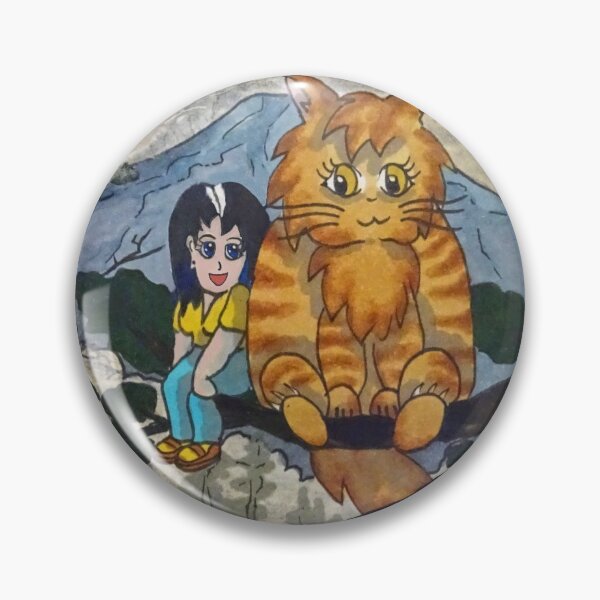 Item preview, Kawaii Big Cat at Mount Fuji designed and sold by CuisineCat.