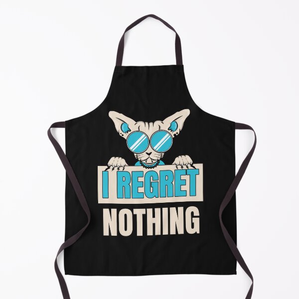 Item preview, I Regret Nothing Sphynx Cat Blue designed and sold by curledup-cat.