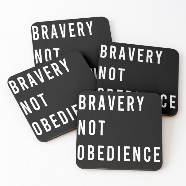 Item preview, Bravery Not Obedience Funny T-Shirt designed and sold by ayoubker.