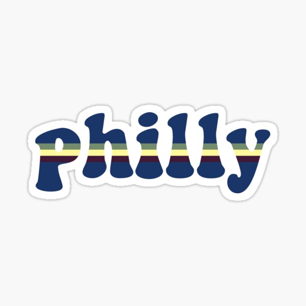 Retro Phillies Logo Sticker for Sale by Mckenna M.