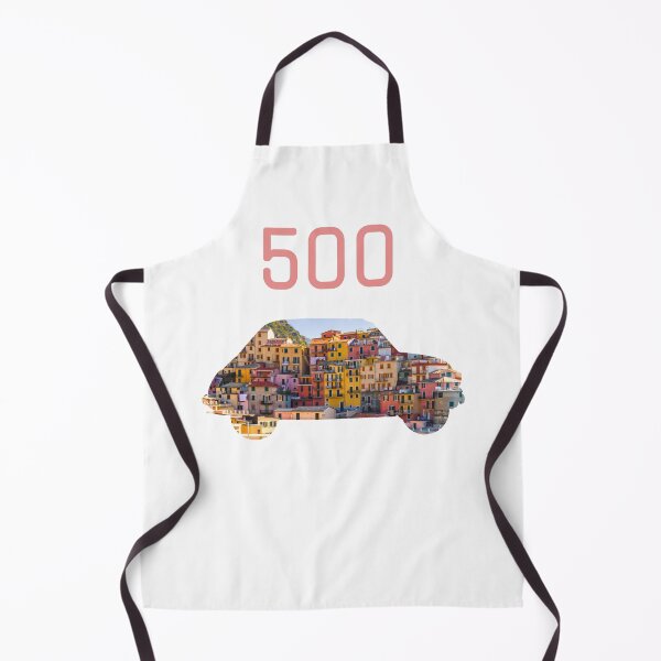 Item preview, Fiat 500 silhouette t-shirt designed and sold by MiloHarris.