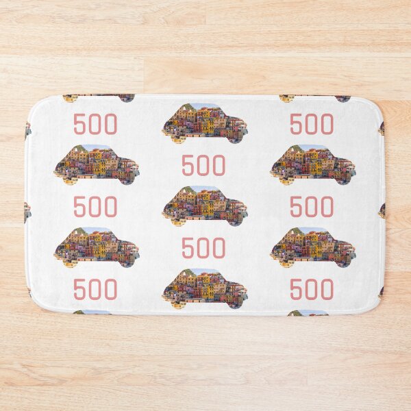 Item preview, Fiat 500 silhouette  t-shirt designed and sold by MiloHarris.