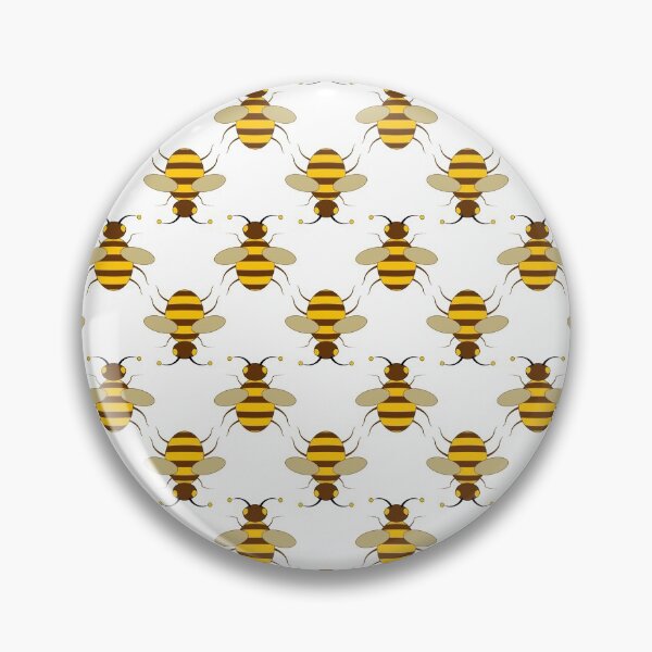 Item preview, Bees Pattern - White Background designed and sold by harrizon.