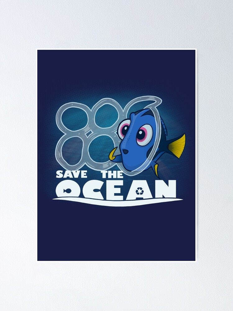 Save The Ocean Poster By Ideasconpatatas Redbubble