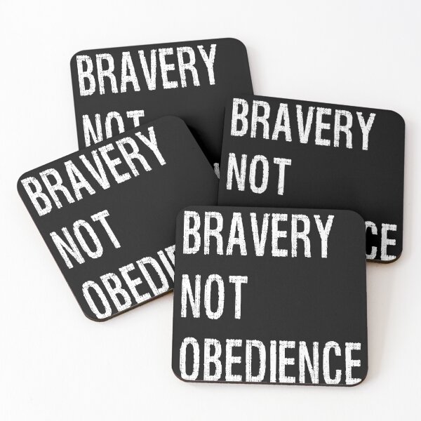 Item preview, Bravery Not Obedience Funny T-Shirt designed and sold by ayoubker.