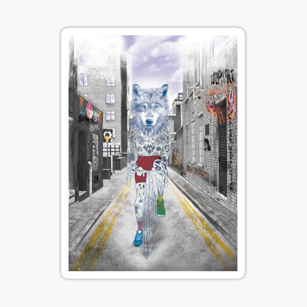 The Wolf Sticker