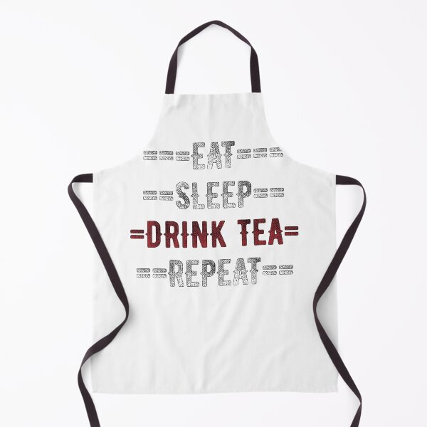 Item preview, Tea Lover Gift - Eat Sleep Drink Tea Repeat - Distressed Text Design designed and sold by TrndSttr.
