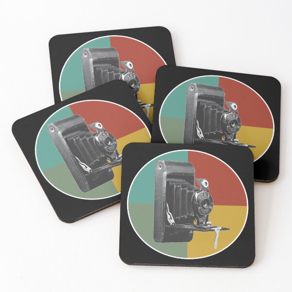 Item preview, Kodak Brownie Vintage Film Camera in Circle With  Art Deco Colors designed and sold by GraffitiSoup.