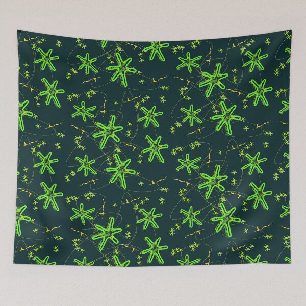 Item preview, green stars designed and sold by Natairbrush.