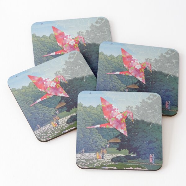 Item preview, Origami crane in the Imperial Gardens designed and sold by CuisineCat.