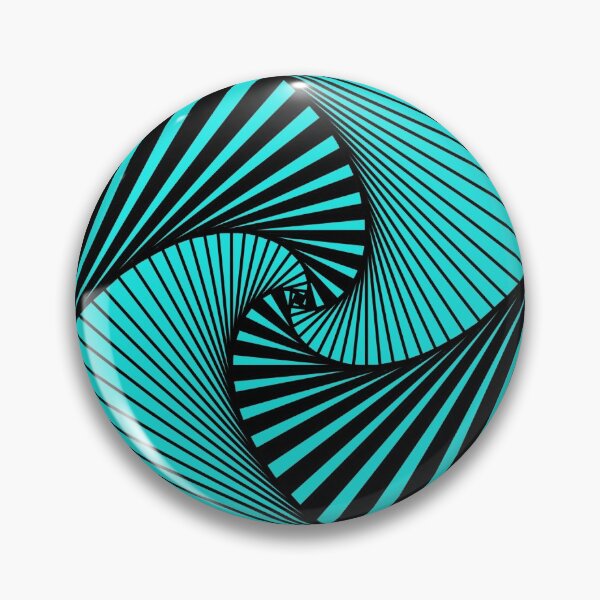 Item preview, Black Lines Spiral 2 Opt Art Optical Ilusion Sacred Geometry Psy Art designed and sold by OtherSpaceX.
