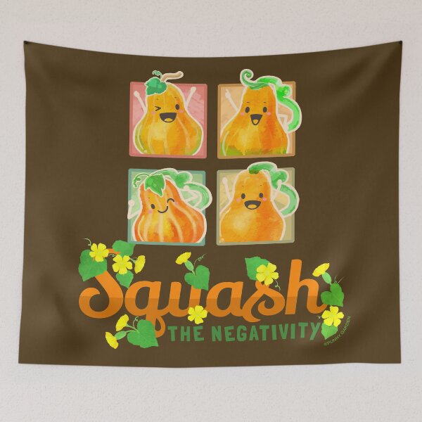 Item preview, Squash the Negativity - Punny Garden designed and sold by PunnyGarden.