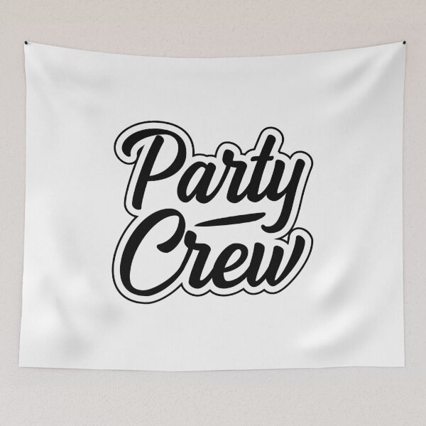 Item preview, Party Crew White designed and sold by Tobias Langner.