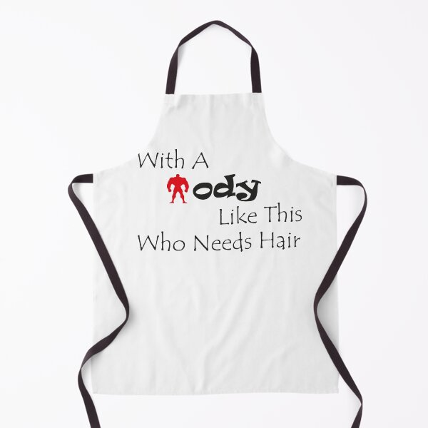 Item preview, With A Body Like This, Who Needs Hair: Funny Gift T-shirt for Bald Dad, Husband and sibling designed and sold by hichamchim.