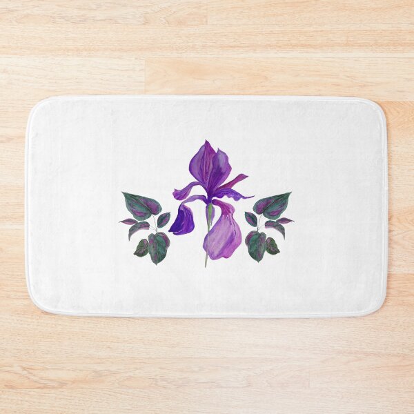 Item preview, Iris and leaves designed and sold by Sevilka.