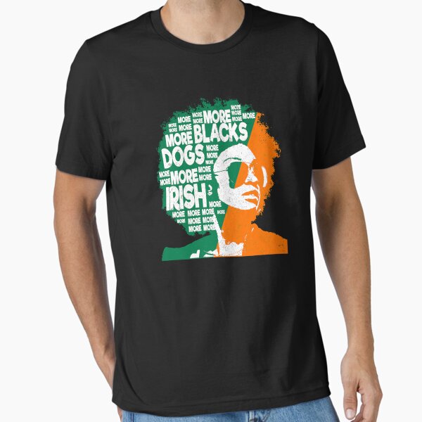 Artikel-Vorschau von Mehr Schwarze Mehr Hunde Mehr irische Irland-Flagge Antirassismus., designt und verkauft von 2MDesign.