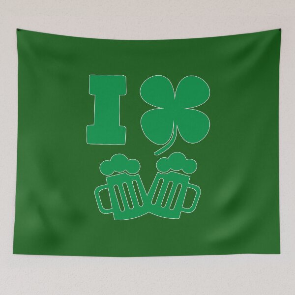 Item preview, St Patrick's Day I Love Shamrock Beer  designed and sold by TrndSttr.